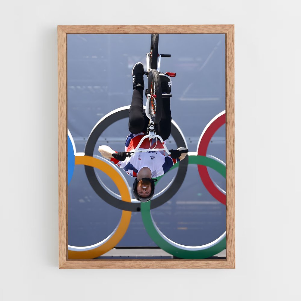 Poster Tricks en Action – affiche BMX (vue 4)
